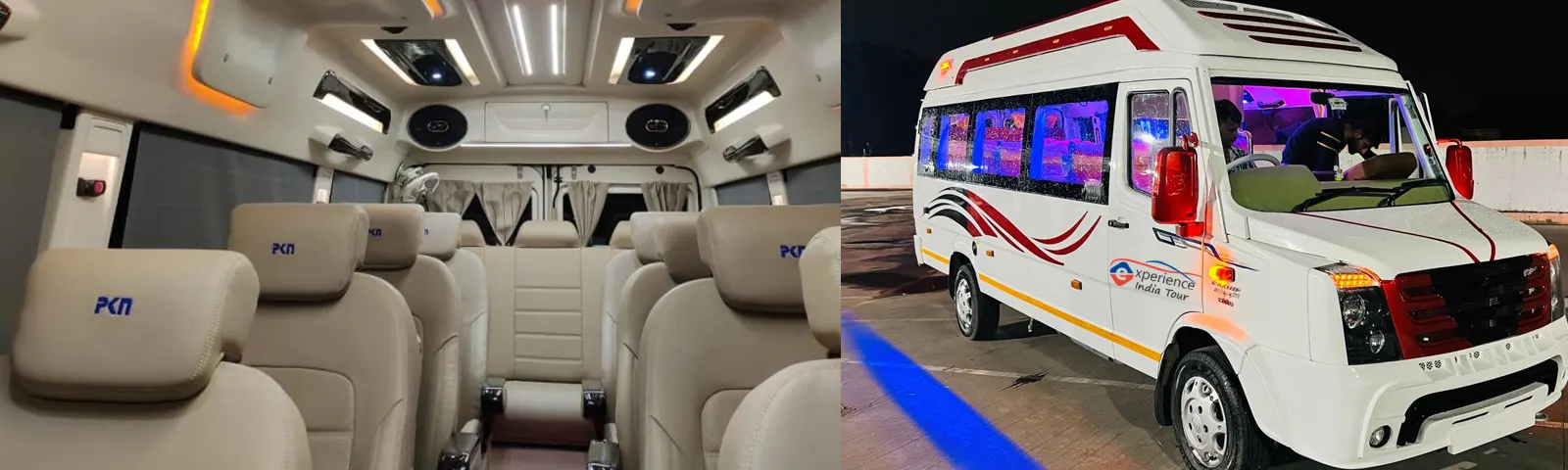 8 Seater Maharaja Tempo Traveller